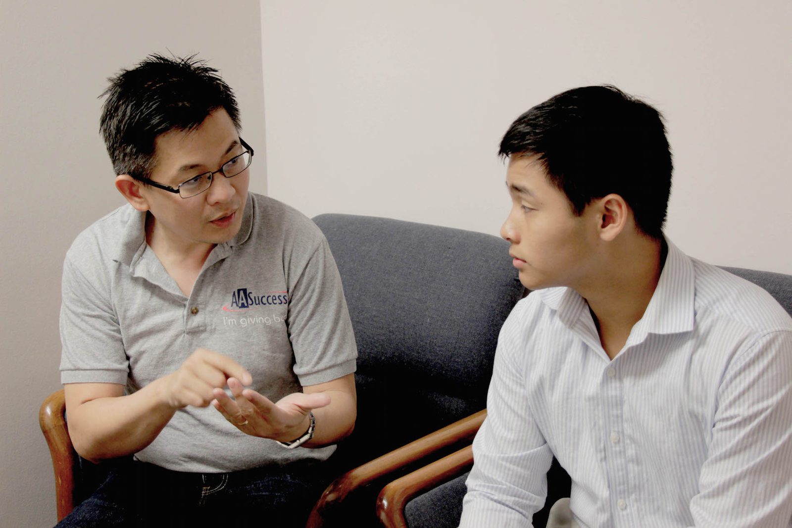 A student with their mentor