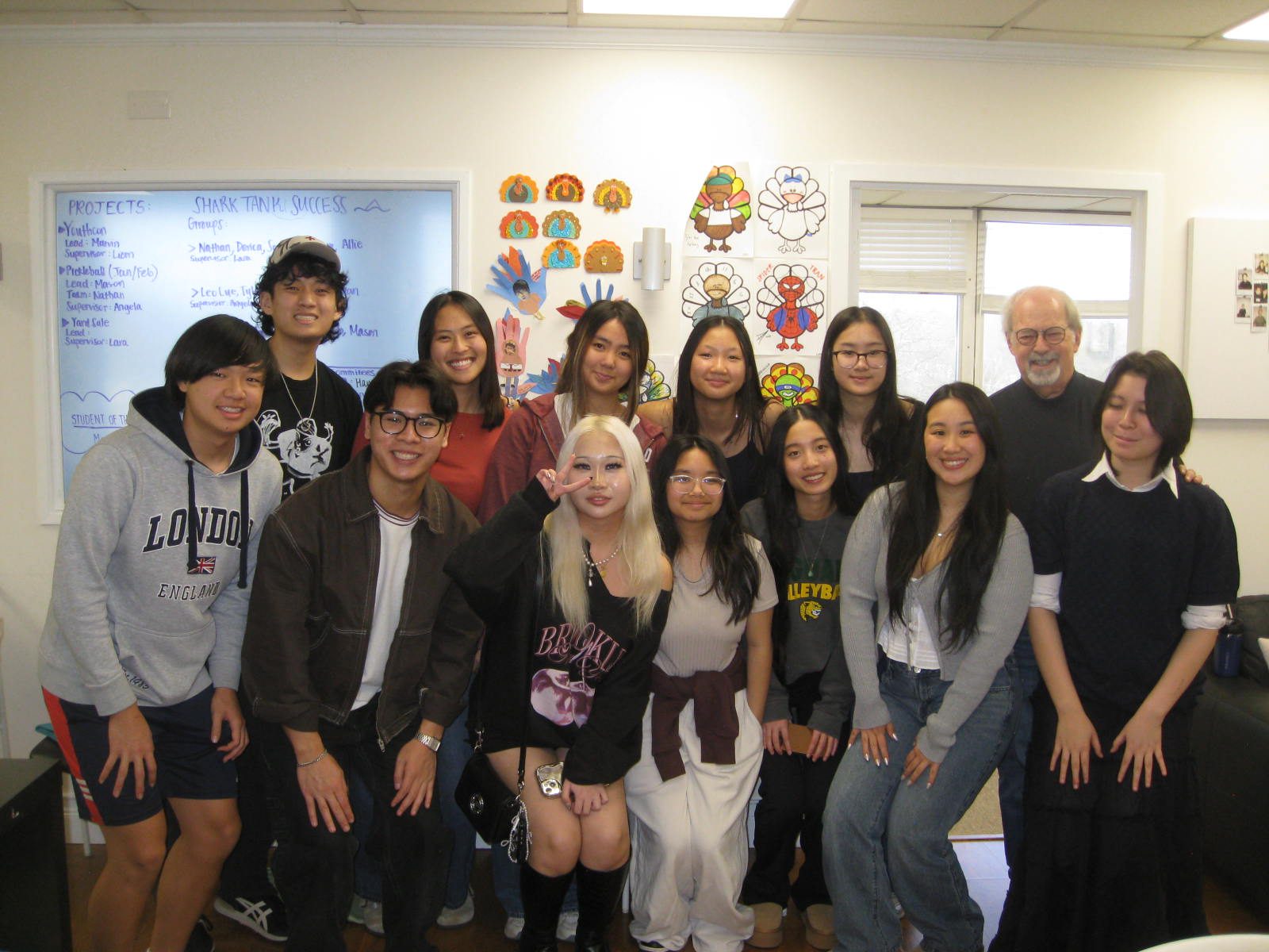 New students with their mentors
