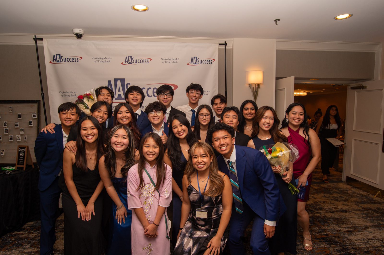 Students of all ages together at the AASuccess Gala