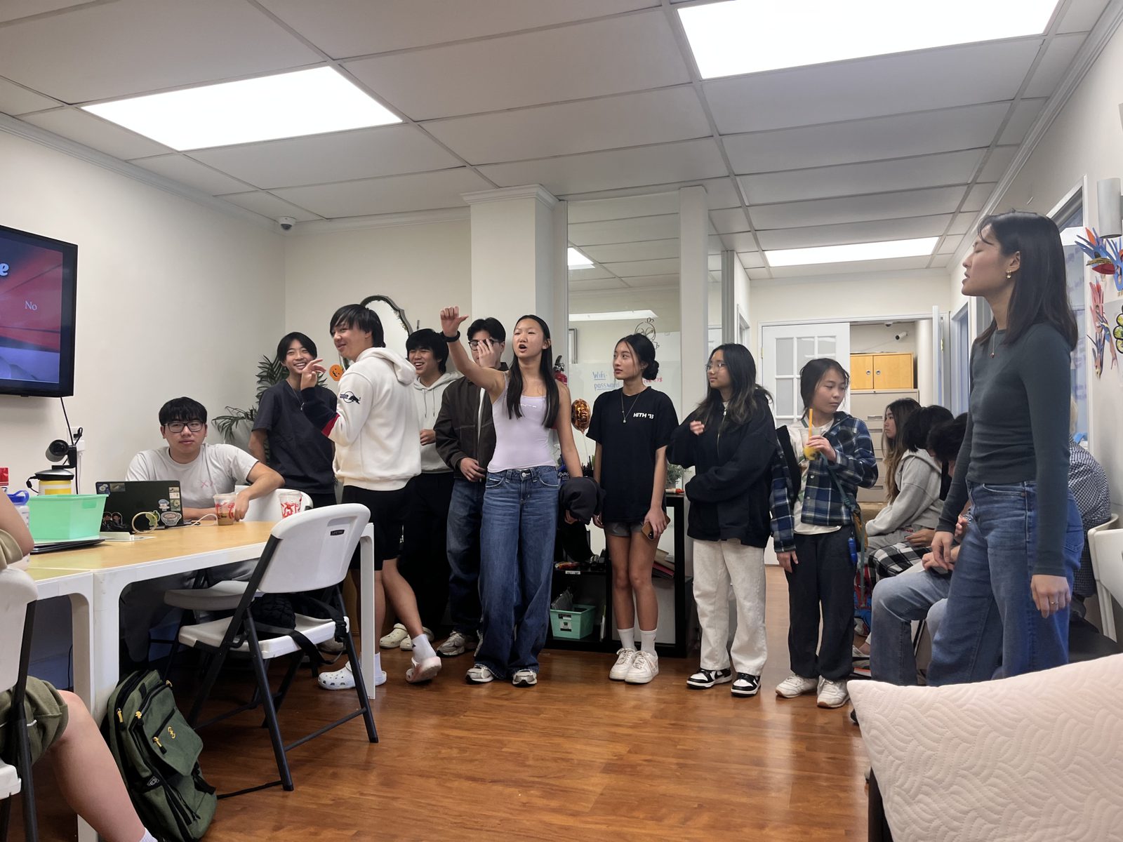 Students at a Life Skills Academy session